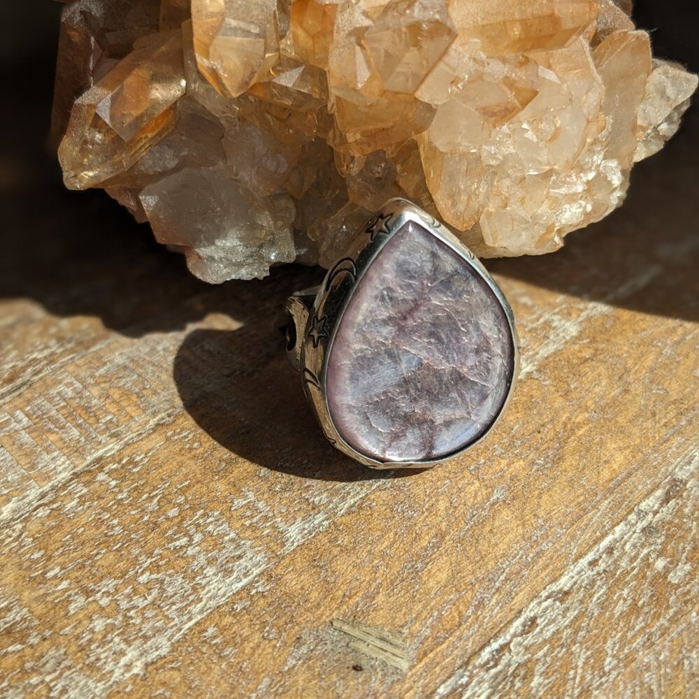 Lepidolite Ring - image 2